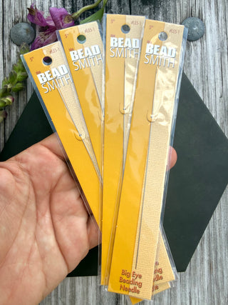 Extra Long - 5 Inch Large Eye Beading Needles- Pack of 4