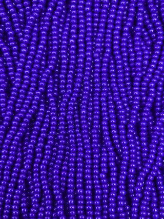 Size 11/0 Czech Glass- #122 Royal Blue