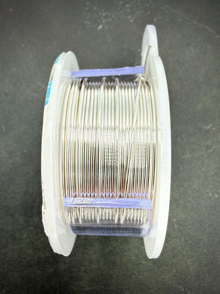 22 Gauge Round Craft Wire 8 Yards - SILVER