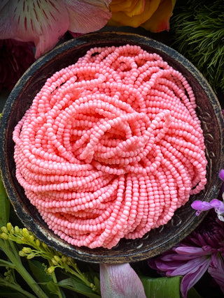 Size 11/0 Czech Glass- #1205 Pink Coral