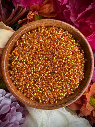 Size 11/0 Miyuki Round Combo- Pumpkin Berry