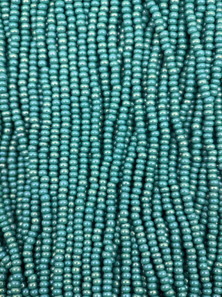 Size 11/0 Czech Glass- #600 Blue Green Rainbow