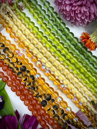 6mm Druk Combo- Carnelian Tortoise