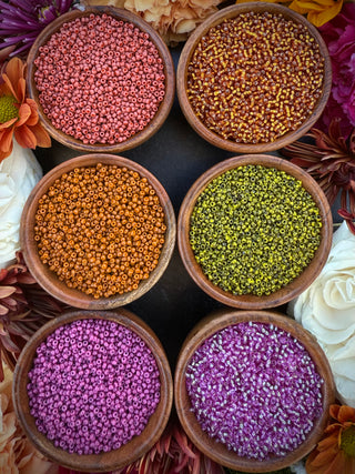 Size 11/0 Miyuki Round Combo- Cattleya Orchid