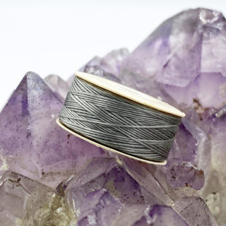 Nymo Size B (.20mm) 72 Yards per Spool- Grey