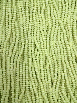 Size 11/0 Czech Glass- #1237 Avocado (tint)