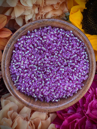 Size 11/0 Miyuki Round Combo- Cattleya Orchid