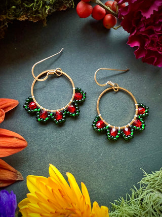 DIY KIT: Holly Hoops - Gold