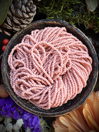 Size 11/0 Czech Glass- #1351m Cheyanne Pink Matte