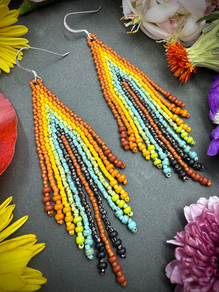 Sedona Picasso Fringe Earrings