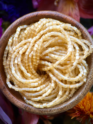 Size 11/0 2-Cut Czech Glass- #851 Beige Satin