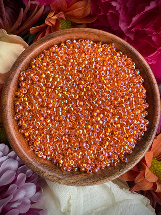 Size 11/0 Miyuki Round Combo- Pumpkin Berry