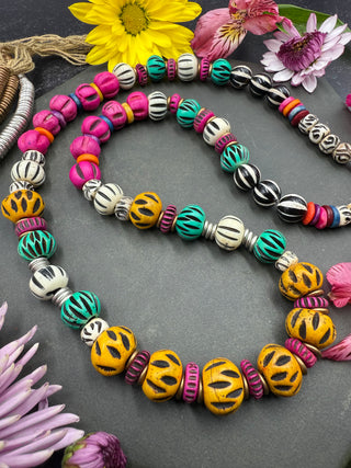 DIY KIT: Colorful Mixed Metals Necklace