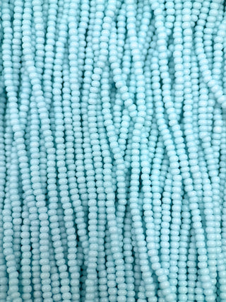 Size 11/0 Czech Glass- #1316 Light Blue Turquoise