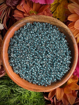 Size 11/0 Miyuki Round Combo- Apricot Sage