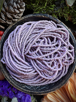 Size 11/0 Czech Glass- #146m Lavender Matte