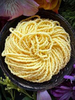 Size 11/0 Czech Glass- #1244 Buttercup