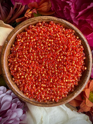 Size 11/0 Miyuki Round Combo- Pumpkin Berry