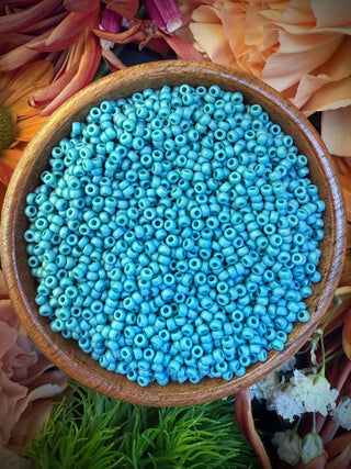 Size 11/0 Miyuki Round Combo- Terracotta Peacock