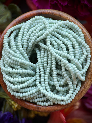 Size 11/0 Czech Glass- #1544 Light Celadon