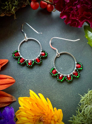 DIY KIT: Holly Hoops - Silver