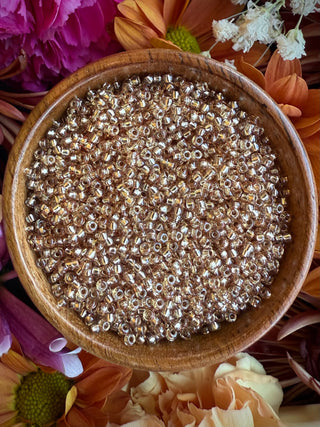 Size 11/0 Miyuki Round Combo- Minty Champagne