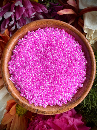 Size 11/0 Miyuki Round Combo- Aqua Magenta