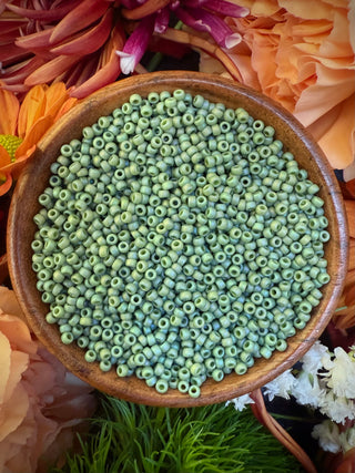 Size 11/0 Miyuki Round Combo- Terracotta Peacock