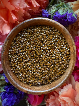 Size 11/0 Miyuki Delica- db2142 Duracoat Opaque Cognac