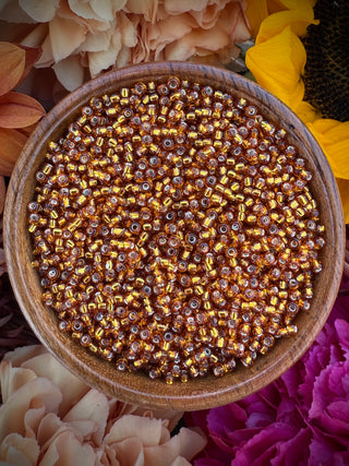 Size 11/0 Miyuki Round Combo- Cattleya Orchid