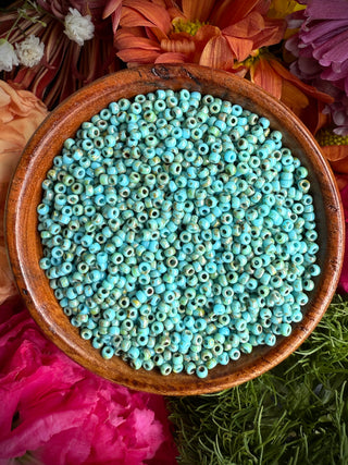 Size 11/0 Miyuki Round Combo-  Smoky Turquoise