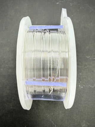 24 Gauge Round Craft Wire 8 Yards - SILVER