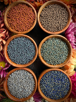 Size 11/0 Miyuki Round Combo- Patina