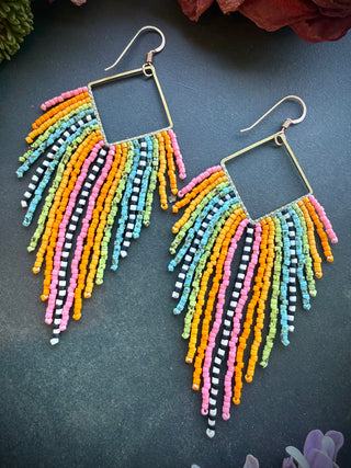 Square Fringe- Sunrise