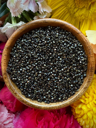 Size 11/0 Miyuki Delica- db2261 Picasso Smoky Black Matte