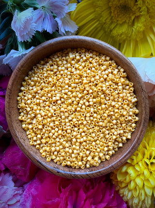 Size 11/0 Miyuki Delica- db2285 Frost Opaque Glaze Beige