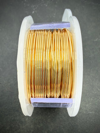 22 Gauge Round Craft Wire 8 Yards - GOLD