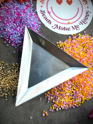 Triangle Tray Bead Scoop- Pack of 3