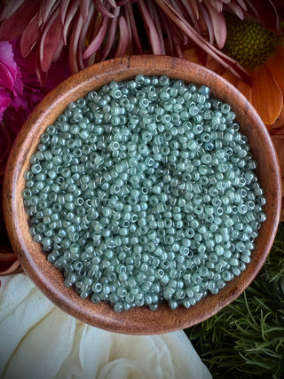 Size 11/0 Miyuki Round Combo-  Sage Thistle