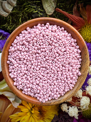 Size 11/0 Miyuki Round- 92037 Matte Opaque Rose