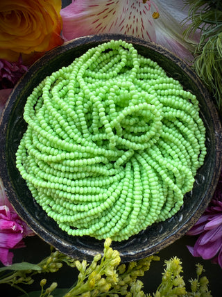 Size 11/0 Czech Glass- #199 Pastel Green