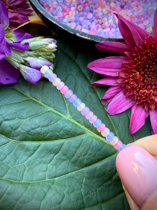 Size 8/0 Czech Glass Mix- Rose Opal