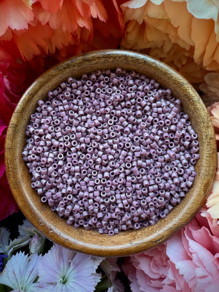 Size 11/0 Miyuki Delica- db2295 Frost Opaque Glaze Plum