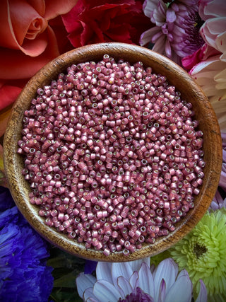 Size 11/0 Miyuki Delica- db2179 Silver Lined Duracoat s/f Magenta