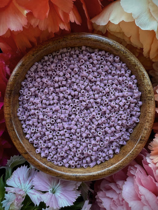 Size 11/0 Miyuki Delica- db758 Matte Opaque Lilac