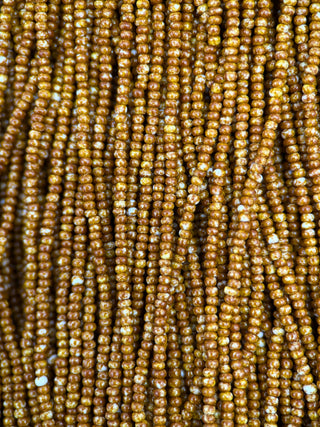 Size 11/0 Czech Glass- #1001 Butterscotch