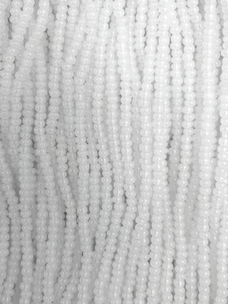 Size 11/0 Czech Glass- #149 White Opal