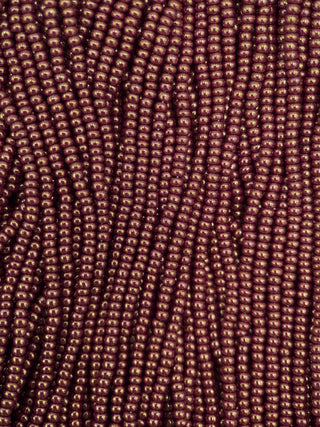 Size 11/0 Czech Glass- #1300 Rust Glow