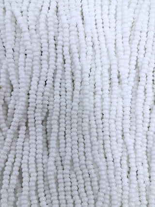 Size 11/0 Czech Glass- #103 White